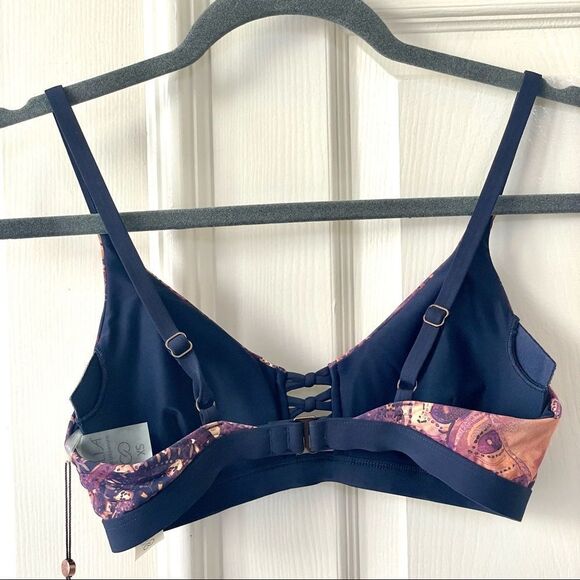 Calia by Carrie Underwood lattice front printed bikini top - Picture 7 of 12